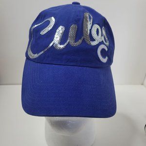 MLB Genuine Merchandise 47‎ Brand Women’s Cap With Cubs In Silver Sequins Hat